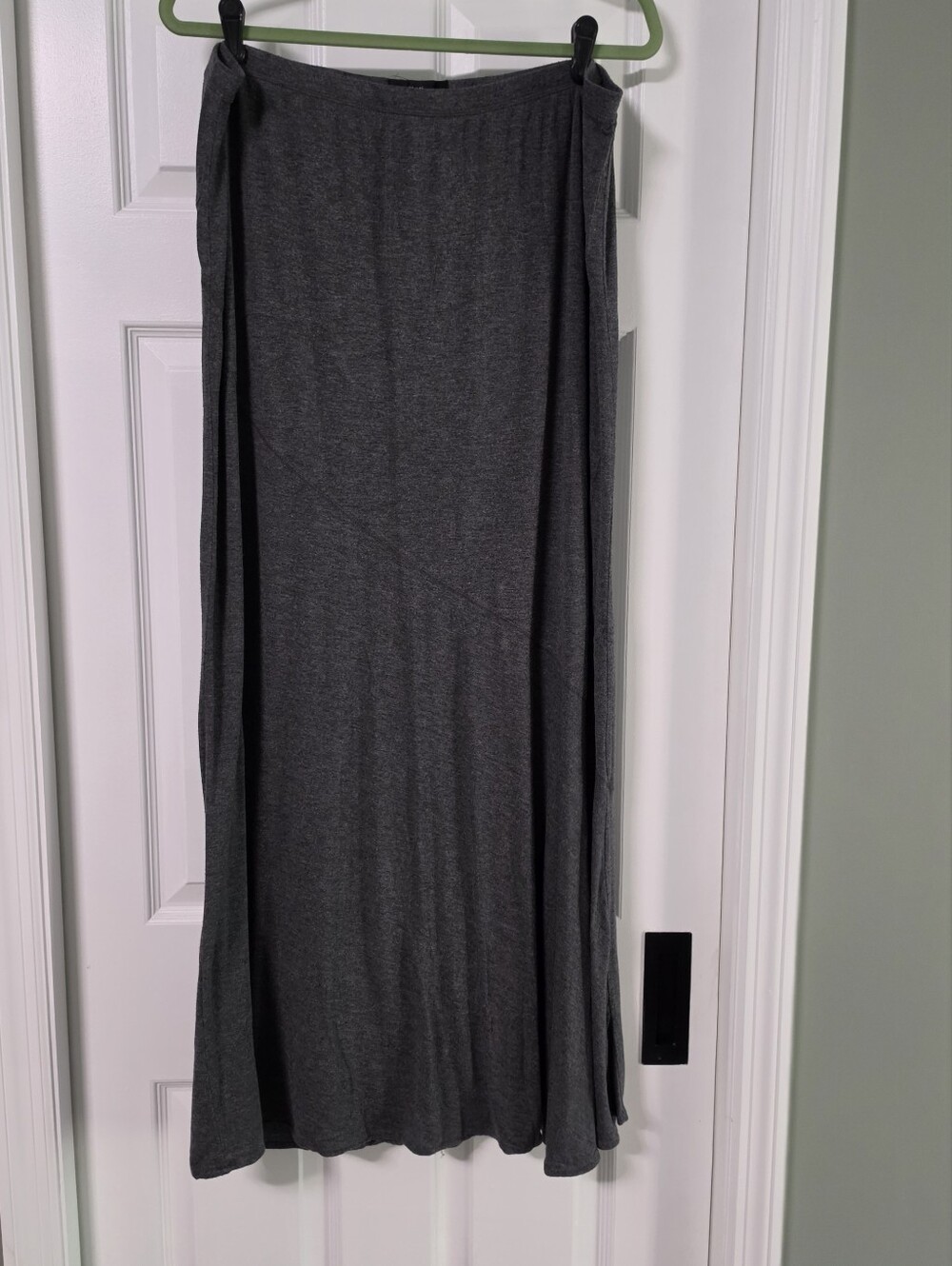 Charcoal Gray Maxi Skirt, XXL